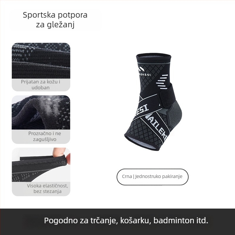 Ženski profesionalni zaštitnik gležnja za sport, prozračna potpora za trčanje, nogomet i košarku.