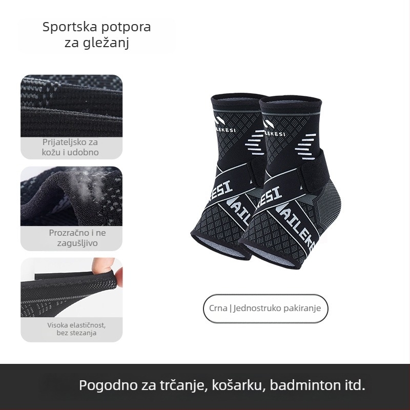 Ženski profesionalni zaštitnik gležnja za sport, prozračna potpora za trčanje, nogomet i košarku.