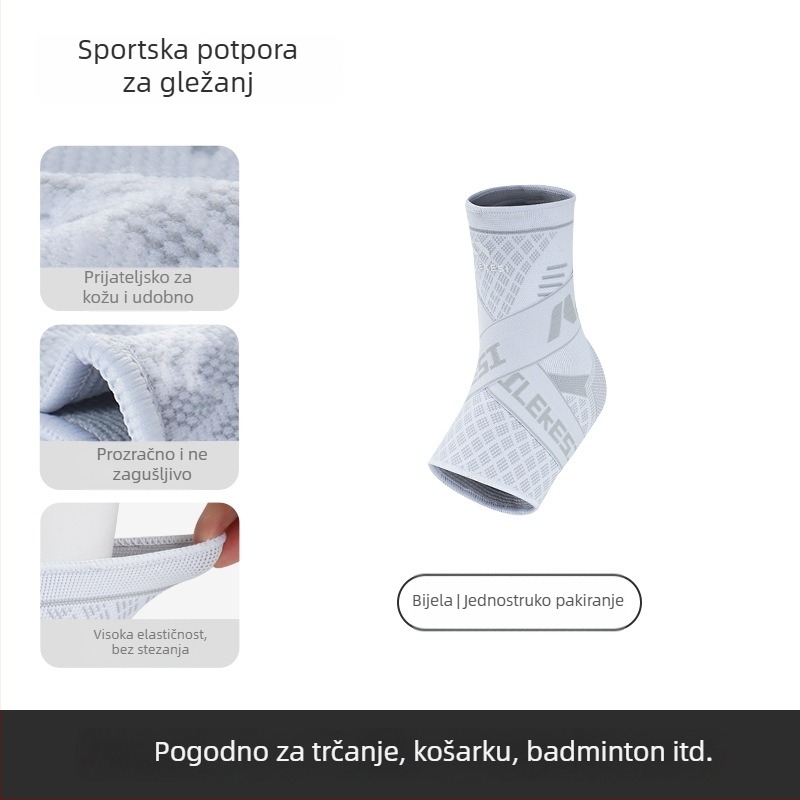 Ženski profesionalni zaštitnik gležnja za sport, prozračna potpora za trčanje, nogomet i košarku.