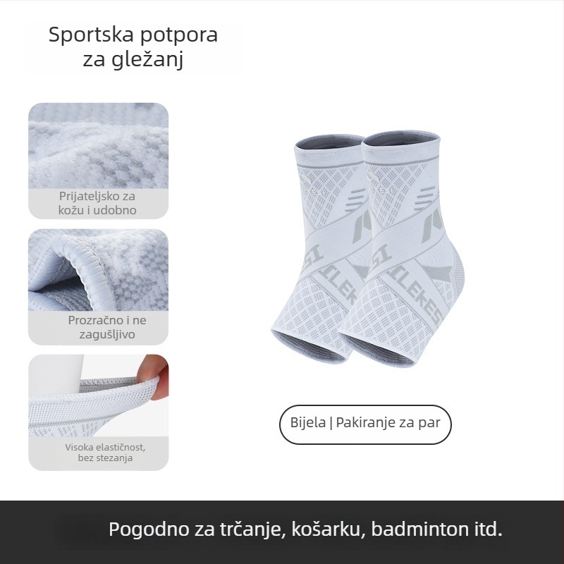 Ženski profesionalni zaštitnik gležnja za sport, prozračna potpora za trčanje, nogomet i košarku.