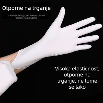 Sakura Forest nitril rukavice za jednokratnu upotrebu, prehrambena kvaliteta, veličina XS, protuklizne