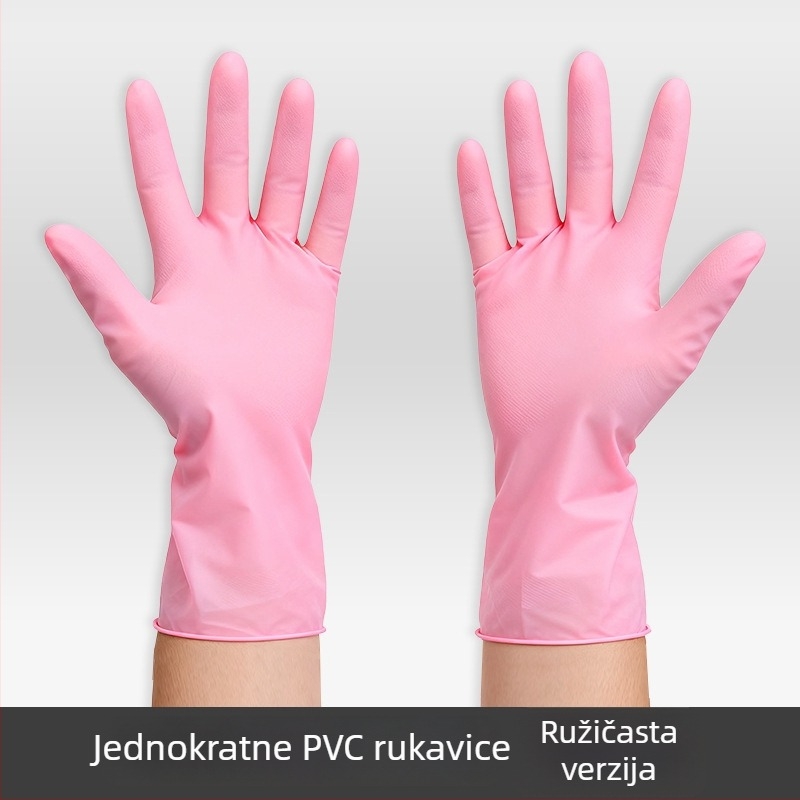 Jednokratne rukavice od lateksa i nitrila, bijele, za usluge prehrane, debljina 0,05–0,1 mm