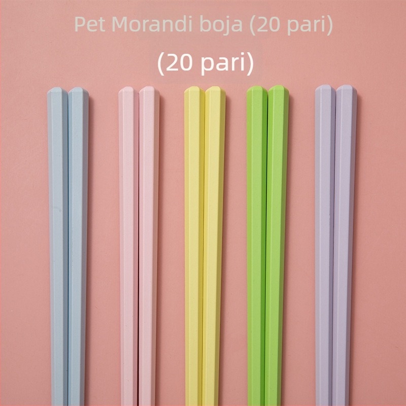 Štapići u japanskom stilu, šareni za kućnu upotrebu, po jednu osobi, ružičasti inspirirani macaronom, otporni na visoke temperature, legura otporna na plijesan