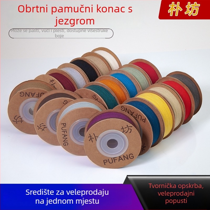 Etnička narukvica s Buddha kuglicama i Bodhi sjemenkama, dizajn zvijezda i mjeseca, ručno pleteni poliester konac, debljina 1,5–2,0 mm