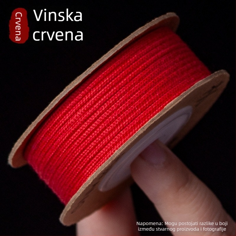 Etnička narukvica s Buddha kuglicama i Bodhi sjemenkama, dizajn zvijezda i mjeseca, ručno pleteni poliester konac, debljina 1,5–2,0 mm