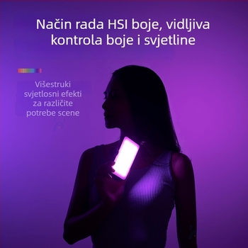 Mini prijenosno LED svjetlo za dopunjivanje pri uživo emitiranju i fotografiranju na telefonu, kompaktno svjetlo za uljepšavanje s USB punjenjem