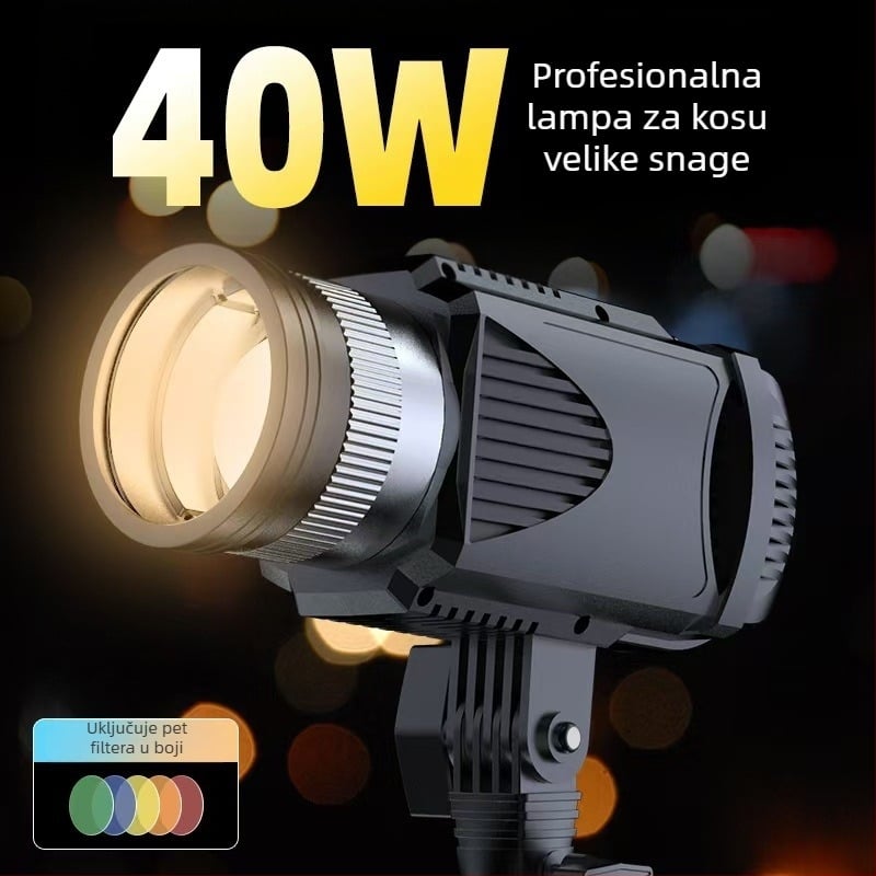 40W visoko učinkovit studijsko LED svjetlo za livestream i fotografiju