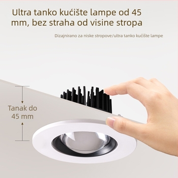 Rainbow Hill ugrađeno LED spot svjetlo za dnevni boravak, downlight, osvjetljenje zida za TV, ambijentalno zidno svjetlo, s cijelim spektrom