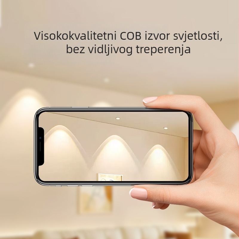 Rainbow Hill ugrađeno LED spot svjetlo za dnevni boravak, downlight, osvjetljenje zida za TV, ambijentalno zidno svjetlo, s cijelim spektrom