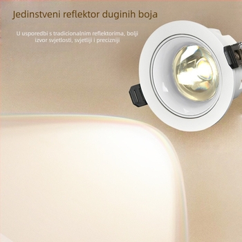 Ugradno stropno svjetlo s duhovitim lukom, spot u obliku brežuljka, ambijentalno osvjetljenje za restorane, anti-refleksni downlight