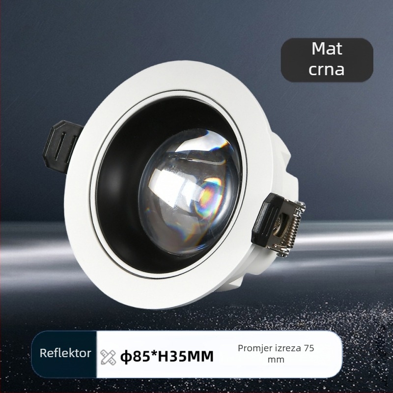 Ugradno stropno svjetlo s duhovitim lukom, spot u obliku brežuljka, ambijentalno osvjetljenje za restorane, anti-refleksni downlight