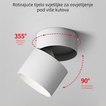 Ugradni zidni reflektor za kućnu upotrebu – osvjetljenje zidova u hodniku, ulazu i spavaćoj sobi, osvjetljenje za slike