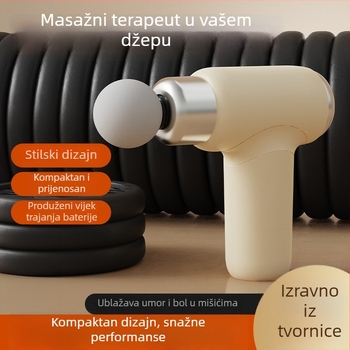 Napajani masažer fascije za kućnu upotrebu — električni perkusijski masažer, kompaktni fitness uređaj