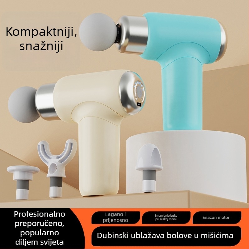 Napajani masažer fascije za kućnu upotrebu — električni perkusijski masažer, kompaktni fitness uređaj