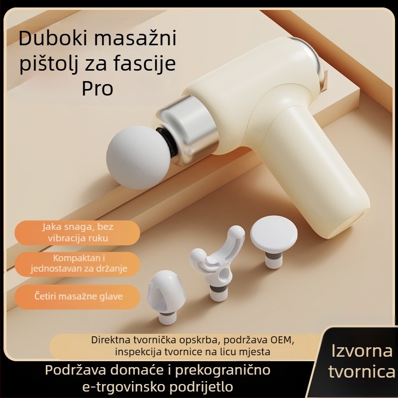 Napajani masažer fascije za kućnu upotrebu — električni perkusijski masažer, kompaktni fitness uređaj