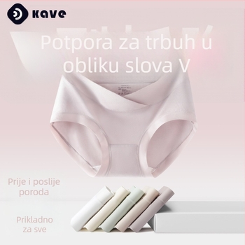 Trudničko donje rublje za ljeto od modala, s potporom trbuha, antibakterijskim dijelom, velikih veličina, za srednju i kasnu trudnoću