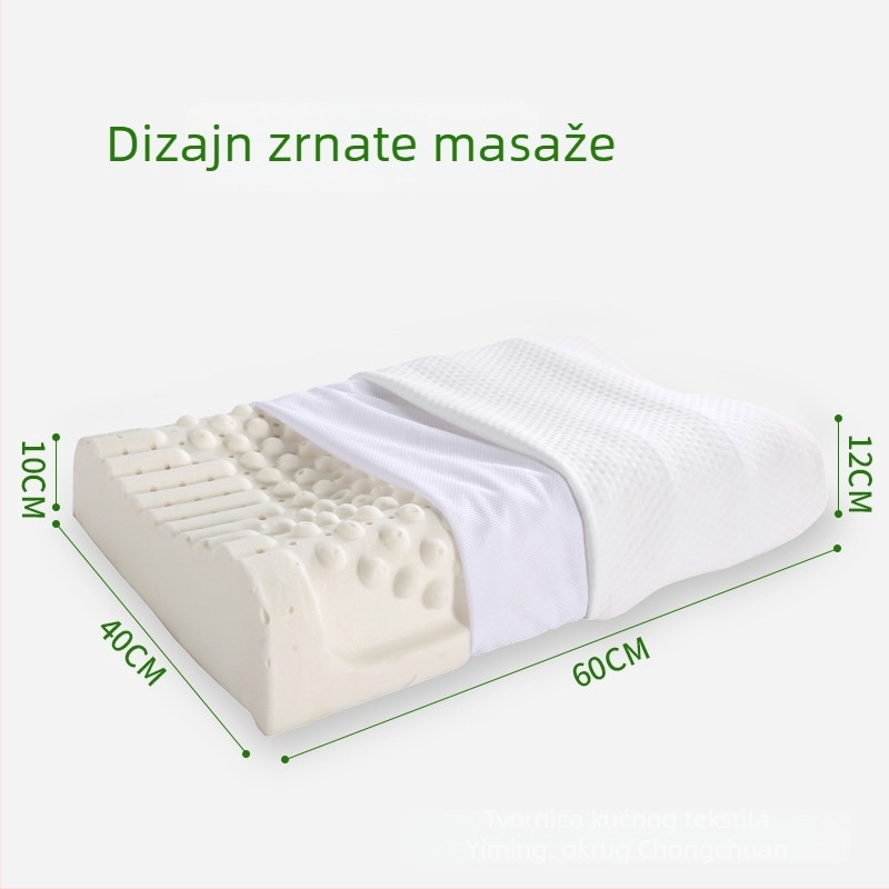 Lateksni jastuk za glavu, kućna uporaba, skup djece i odraslih, zaštita od grinja i podrška vratnoj kralježnici