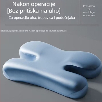 Jastuk od memorijske pjene za bočni san, prozračan, ne pritišće lice, udoban za učenike i odrasle