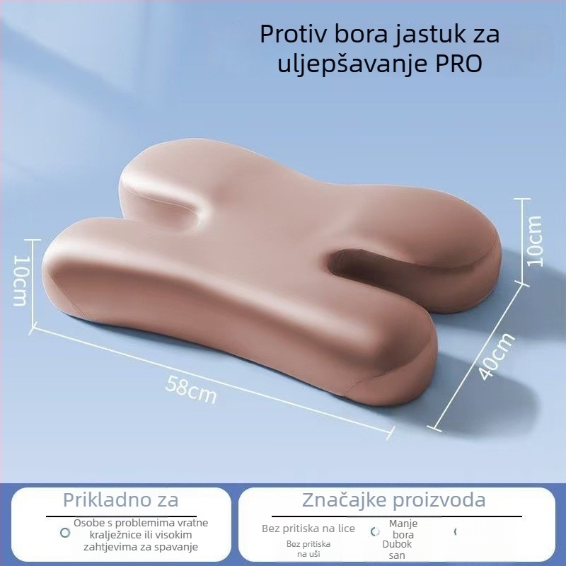 Jastuk od memorijske pjene za bočni san, prozračan, ne pritišće lice, udoban za učenike i odrasle