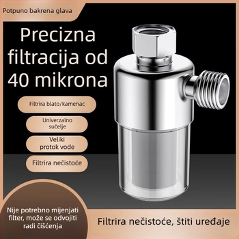 Električni predfiltr za kućnu upotrebu za bojler, zidni filtr za vodu s filtracijskim elementom protiv kamenca