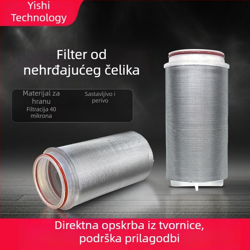 Nehrđajući čelični filtar‑element 40 mm za grijanje vode i pročišćivače vode