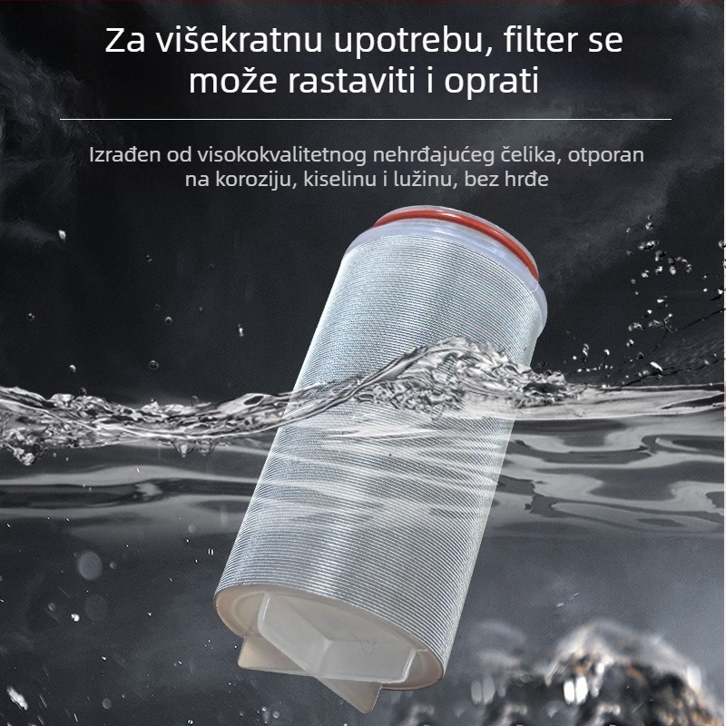 Nehrđajući čelični filtar‑element 40 mm za grijanje vode i pročišćivače vode
