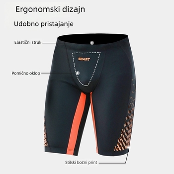 Muške kupaće hlačice, dizajn protiv sramljenja, opuštene, prozračne, brzo se suše, otisak, plažne hlače za tople izvore