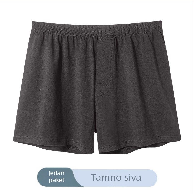 Pamukaste muške bokserice i labave kućne šorceve za ljeto