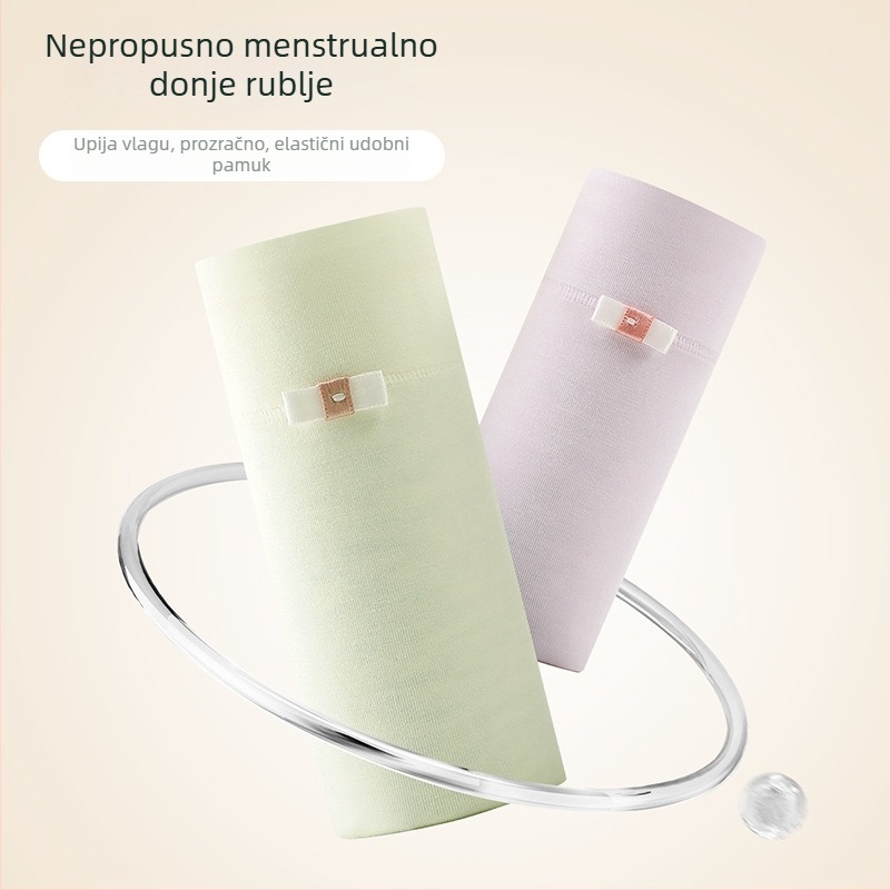 Ženske gaćice za menstrualni od modala, visoka elasticnost, upijaju vlagu, prozračne, nježne na dodir, koži-prijazne, pamuk podstava u preponama