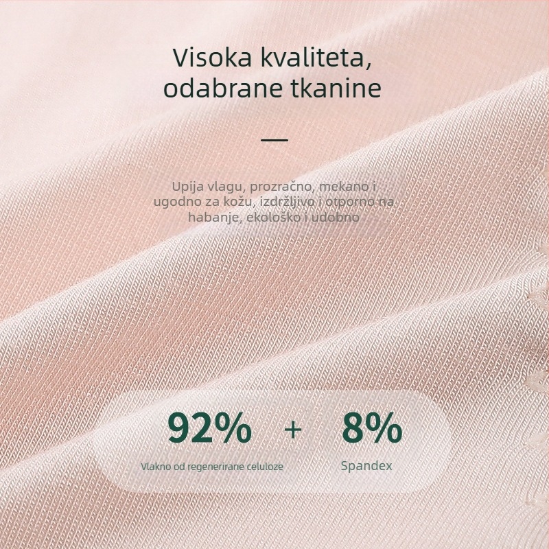 Ženske gaćice za menstrualni od modala, visoka elasticnost, upijaju vlagu, prozračne, nježne na dodir, koži-prijazne, pamuk podstava u preponama