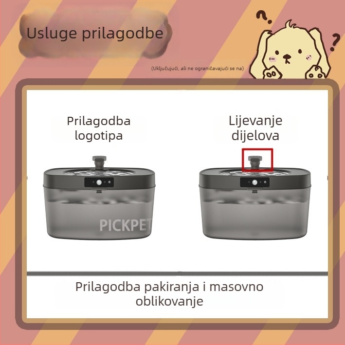 Pametan dispenser vode za kućne ljubimce s filtracijom, tiho djelovanje, velik kapacitet