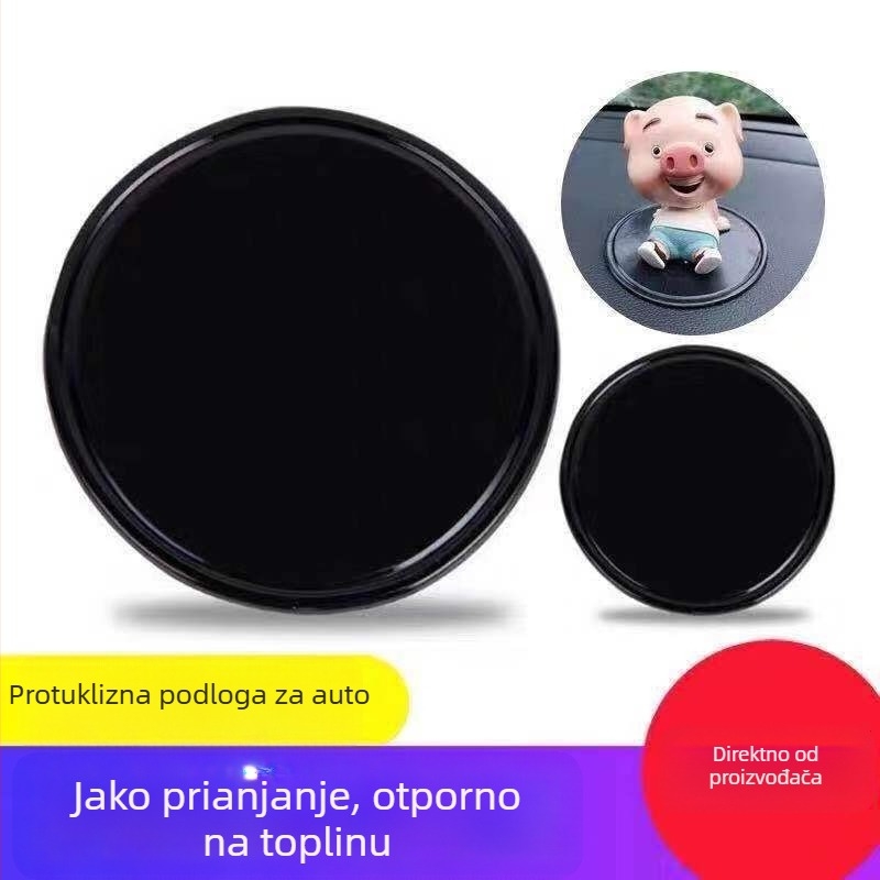 Popularna nano-prijanjajuća protuklizna podloga za automobil, okrugla dekorativna postavka za telefon u vozilu, viskozni protuklizni jastučić otporan na visoke temperature
