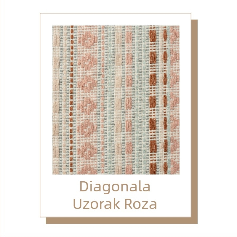 Fair Isle zavjese za dječju sobu i dnevni boravak, lagani luksuz, retro romantični stil