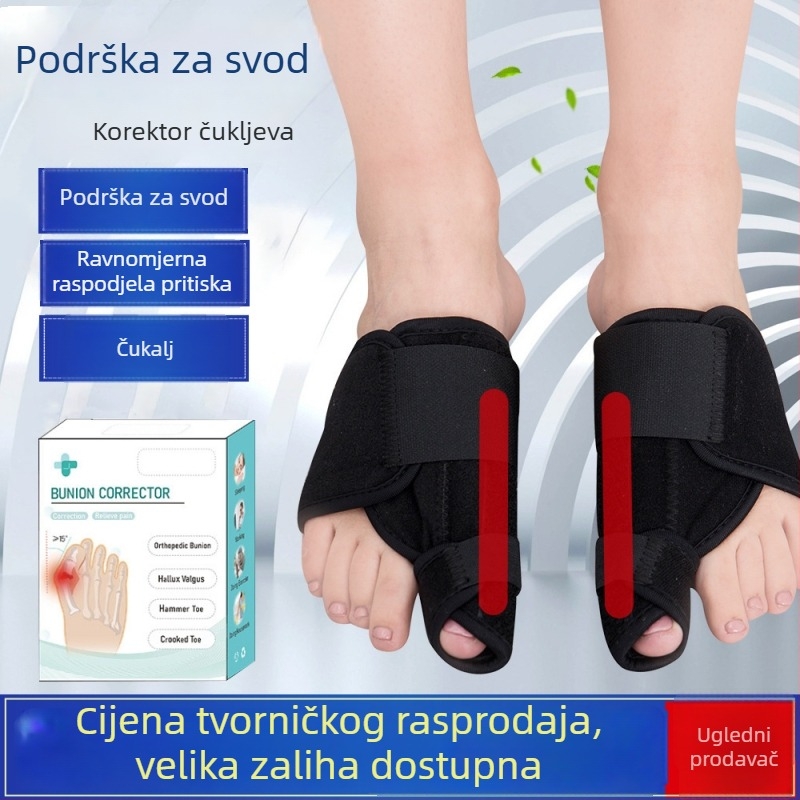 Dnevno-noćna ortoza za hallux valgus, korekcija deformacije palca, traka za prst na stopalu, ortopedski pojas za stopalo, za muškarce i žene