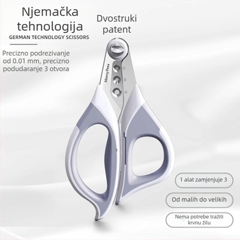Rezač noktiju mačaka i psa – alat za rezanje noktiju, zaštita od ogrebotina, za početnike
