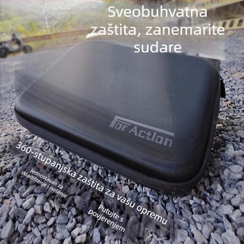 DJI Action 5 Pro/4/3 kamera – kompletni set za snimanje s priborom i torbom za pohranu, vodootporan i otporan na udarce, prenosiv za putovanja