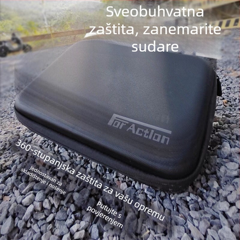 DJI Action 5 Pro/4/3 kamera – kompletni set za snimanje s priborom i torbom za pohranu, vodootporan i otporan na udarce, prenosiv za putovanja