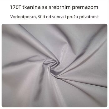Vanjski prenosni šator za toaletu s sjenom, vodootporan, automatsko brzo otvaranje, tuš i prostor za presvlačenje za ribolov.