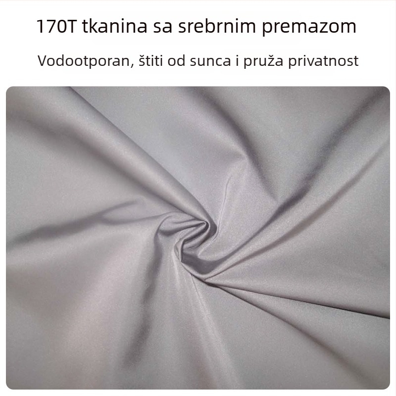Vanjski prenosni šator za toaletu s sjenom, vodootporan, automatsko brzo otvaranje, tuš i prostor za presvlačenje za ribolov.