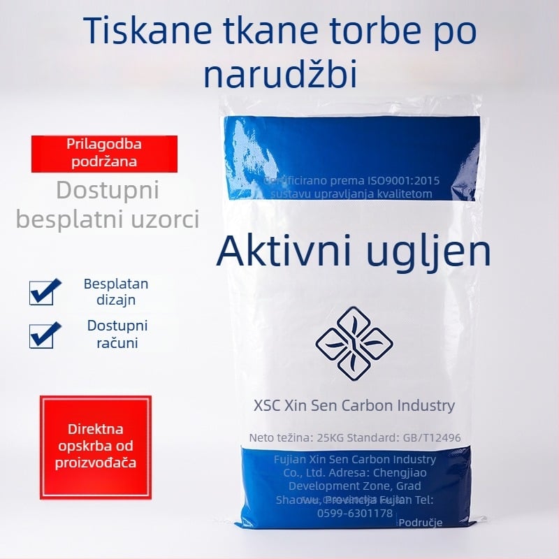 S bojom printom, laminirane dvostruko tkane vreće za hranu s ventilom; prilagođene vreće za kemijska gnojiva i stočnu hranu