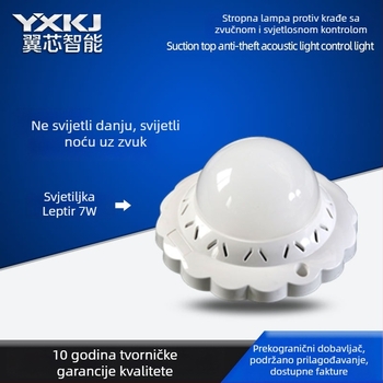 LED plafonjera s radar senzorom i upravljanjem zvukom i svjetlom, inteligentno kašnjenje, za hodnike u nekretninama i zajednicama
