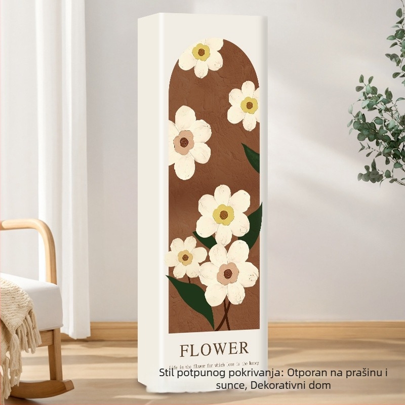 Poklopac za prašinu za vertikalnu klimatizaciju, pravokutni ormarić dnevnog boravka, kompatibilan s Midea, Haier, Gree, Kelon, 3P2P, potpuno pokriće