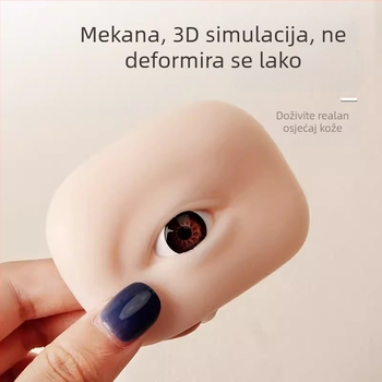 5D silikon modul za vježbanje oka i obrva s mekom silikonskom kožom