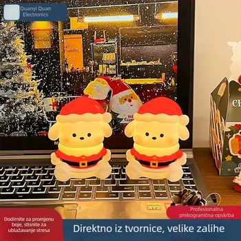 Nova božićna noćna svjetiljka Pacha Dog – stolni ukras za vitrinu, dječji svjetleći dar