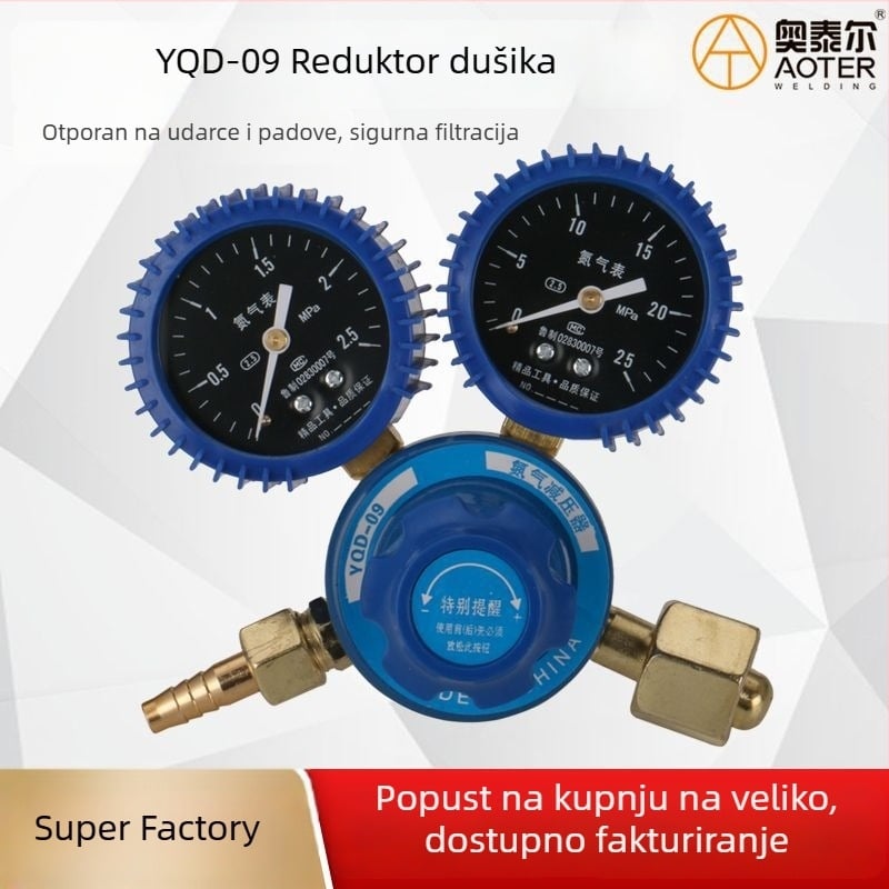 YQD-09 regulator dušika s manometrom
