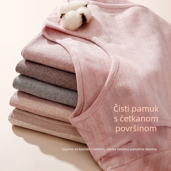 Top za dojenje nakon poroda, dugi rukavi, pamuk, prugasti, za jesen i zimu