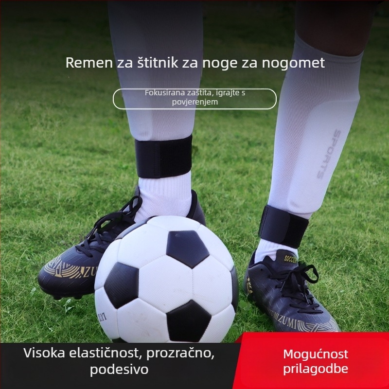Prozračni gležanj zaštitnik s umetnim pločama za potkoljenicu i podesivim trakama