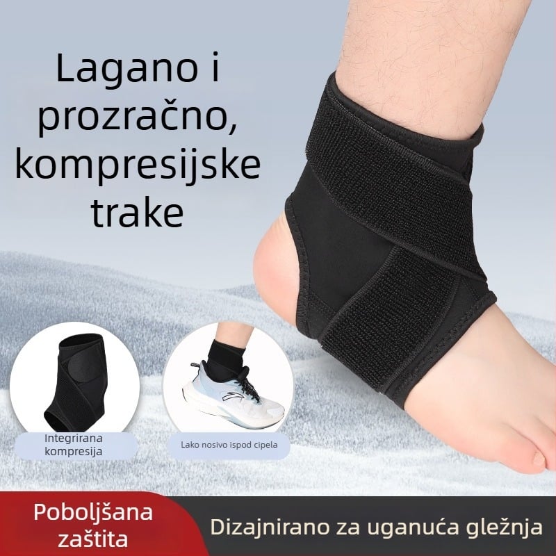 Prozračna gležnja ortoza za prevenciju ozljeda gležnja i oporavak, za košarku i nogomet