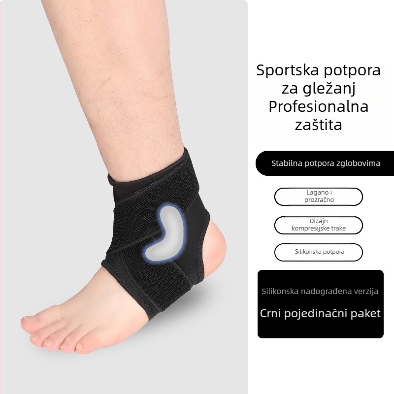 Prozračna gležnja ortoza za prevenciju ozljeda gležnja i oporavak, za košarku i nogomet
