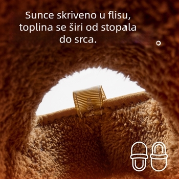 Happy Mary Jesensko-zimske dječje pamučne papuče sa zatvorenim stražnjim dijelom, plišani unutrašnji dio, unisex, EVA potplat
